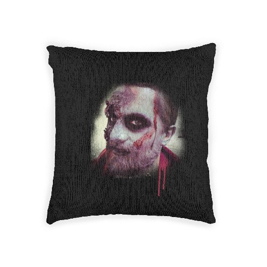 1 zombie Undead cannibal Horror Monster Woven Pillows