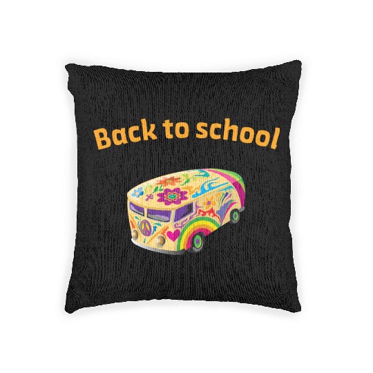 back to school Woven Pillows