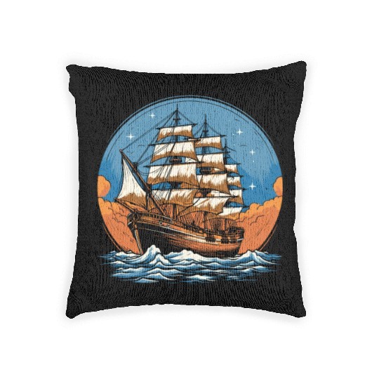 Columbus Day 1492 Woven Pillows