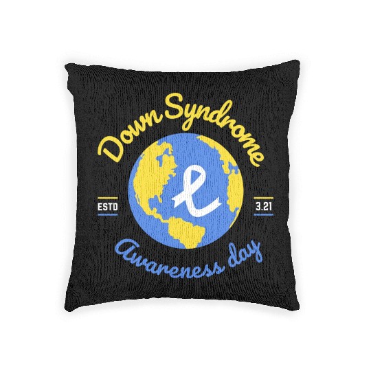 World Down Syndrome Awareness Day Woven Pillows