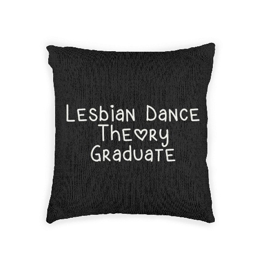 Lesbian Dance Theory Graduate Woven Pillows
