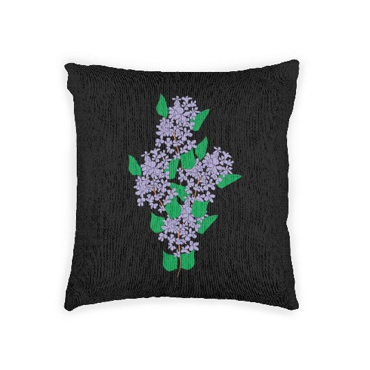 Lilac Flower T ShirtLilac Woven Pillows by Alekvik