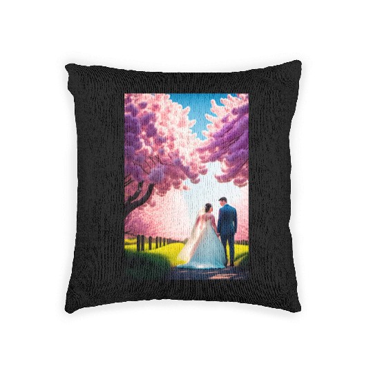 SPRING WEDDING Woven Pillows