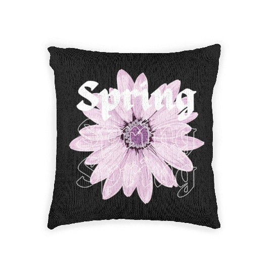 Spring, nature lovers Woven Pillows