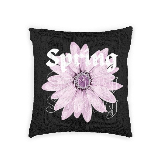 Spring, nature lovers Woven Pillows