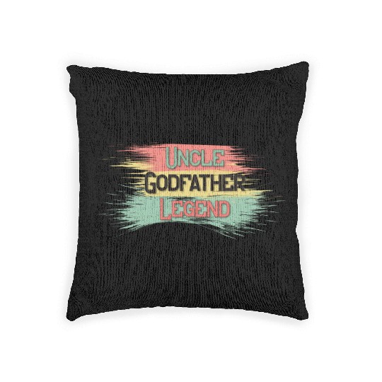Uncle Godfather Legend Woven Pillows