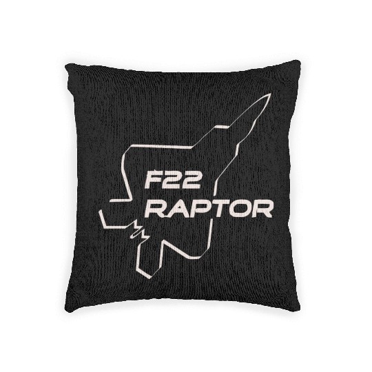 F22 Raptor Woven Pillows