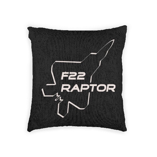 F22 Raptor Woven Pillows