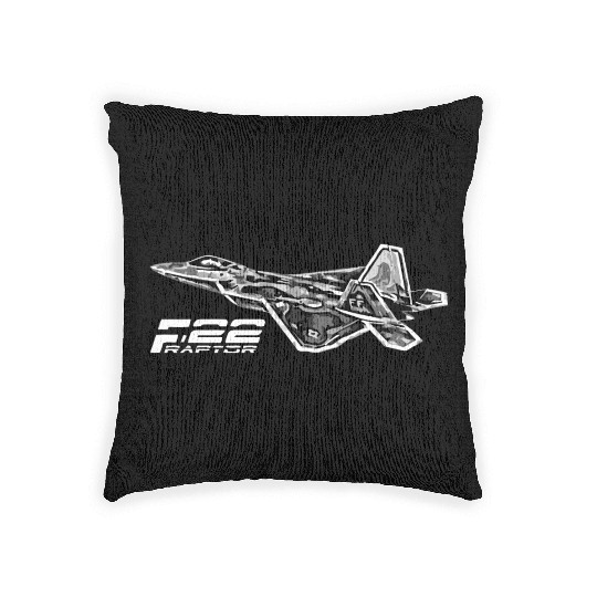 F 22 RAPTOR Woven Pillows