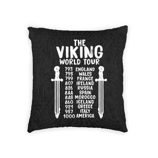 The Viking World Tour Woven Pillows