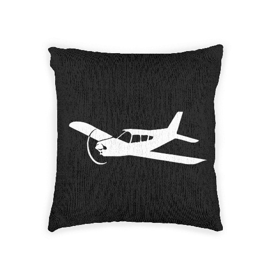 Piper Pa 28 aircraft Woven Pillows