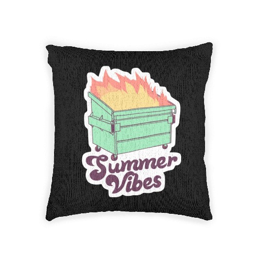 Living Hell: Summer Vibes Woven Pillows