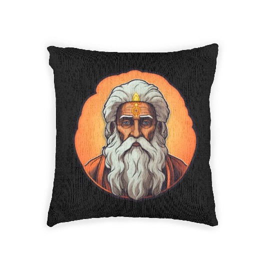 Guru Spiritual Buddhism Woven Pillows
