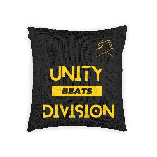 Unity Beats Division Unisex Short Sleeve Woven Pillows