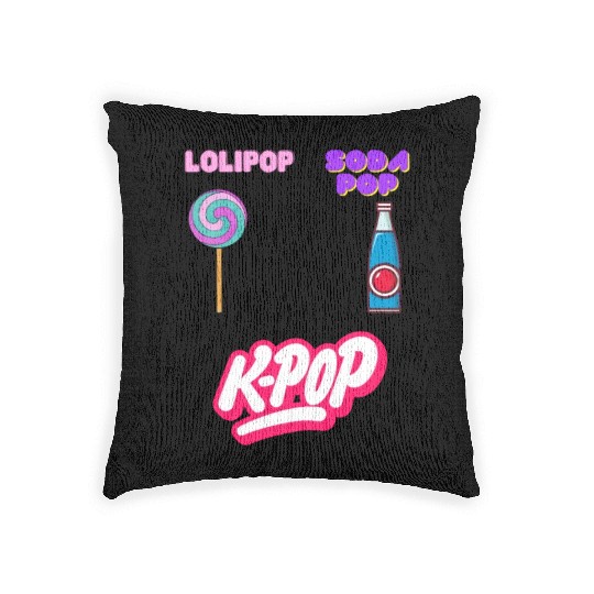 LoliPop SodaPop K Pop Woven Pillows