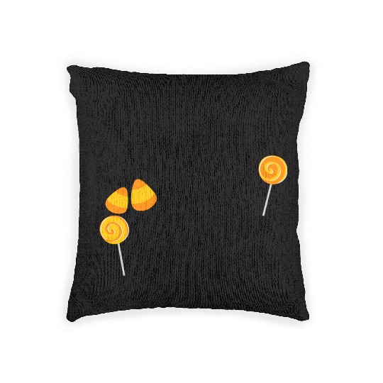 Sweeter Than Candy Corn Woven Pillows