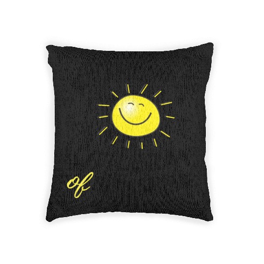 Grandma's Little Ray Of Sunshine Cute Baby Woven Pillows
