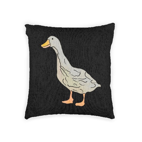 Playful Silly Goose Delight Woven Pillows