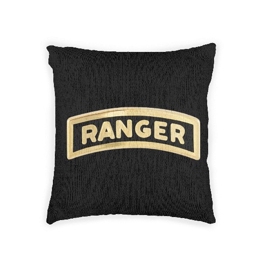 us army ranger tab enameled Woven Pillows