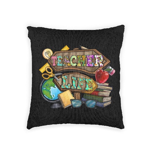 Teacher Life Woven Pillows