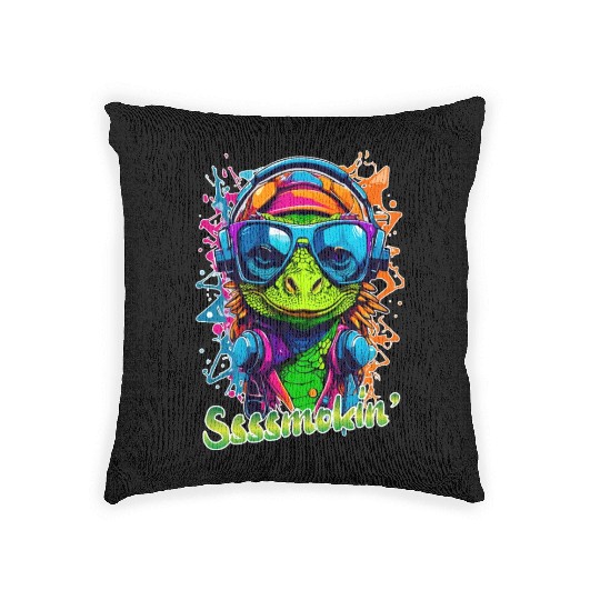 Smokin Lizard Woven Pillows