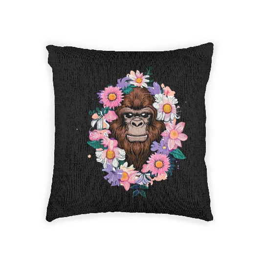 Flowery Bigfoot Woven Pillows