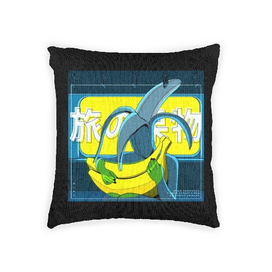 sweet sweet banana Woven Pillows