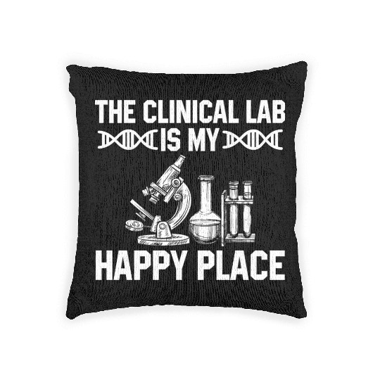 Medical lab technicians | Lab chemistry gifts Woven Pillows