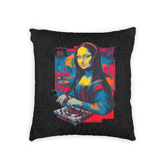 Dj Mona Lisa Woven Pillows