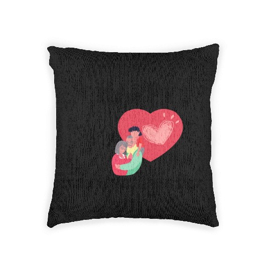 Happy Grandparents Day Woven Pillows