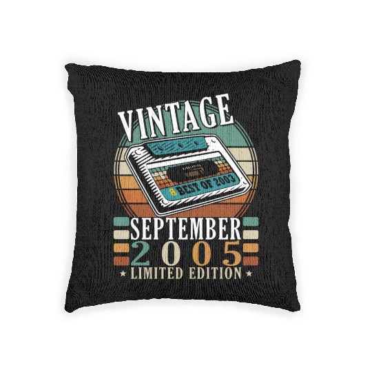 september 2005 Anniversary september 2005 septembe Woven Pillows