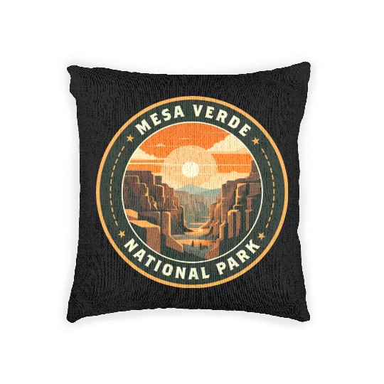 Mesa Verde National Park Woven Pillows