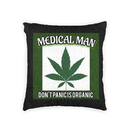 Medical Man Woven Pillows