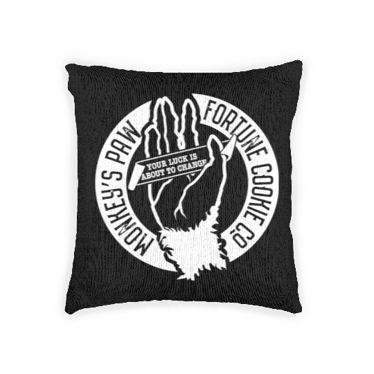 Monkey s Paw Fortune Cookie Company Woven Pillows