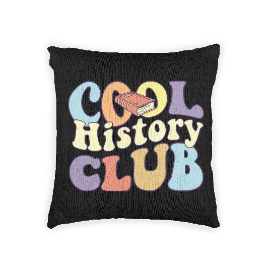 Cool History Club History Buff BA History Major Woven Pillows