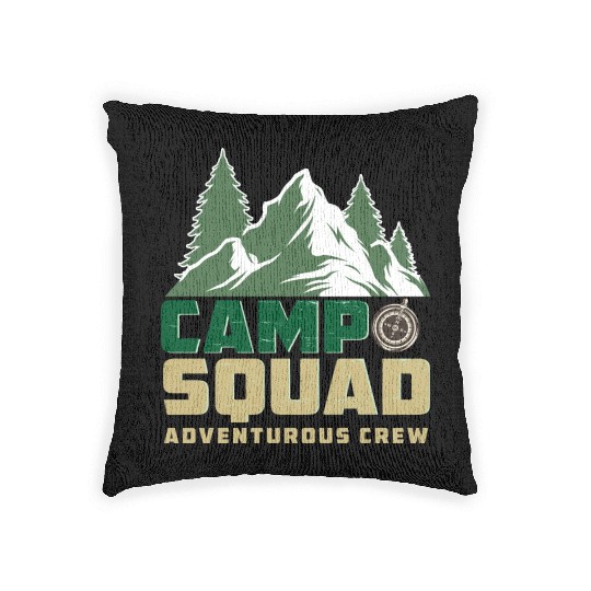CAMP SQUAD ADVENTUROUS CREW Woven Pillows