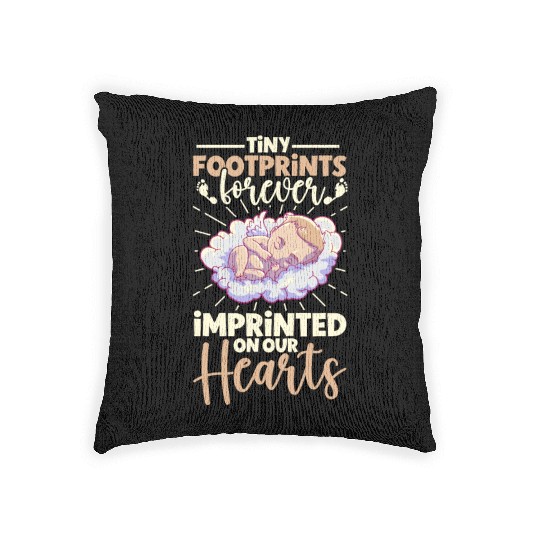 Infant Loss Miscarriage Awareness Pregnancy Loss Woven Pillows