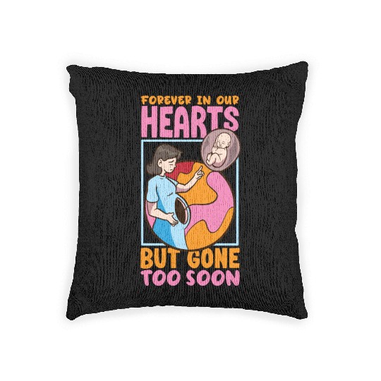 Infant Loss Miscarriage Awareness Pregnancy Loss Woven Pillows