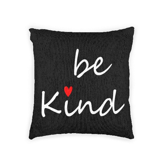 Inspirational Be Kind Kindness Woven Pillows