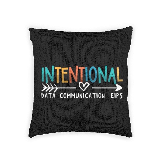 IEP Intentional Data Communication Autism Teacher Woven Pillows