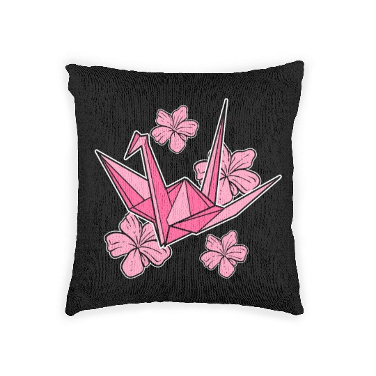 Sakura Origami Artisan Woven Pillows