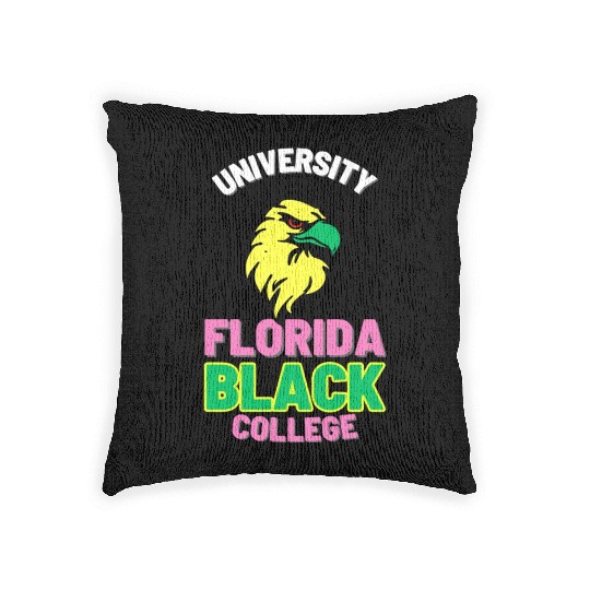 University Florida Black College (Night Eagles Ed) Woven Pillows