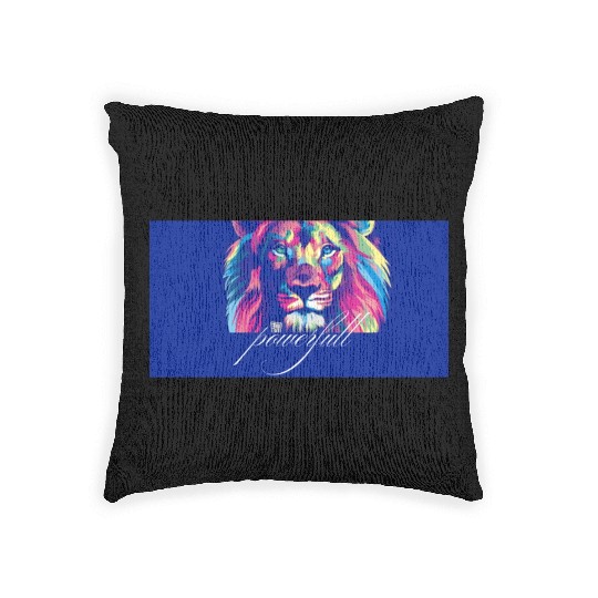 lion design Woven Pillows