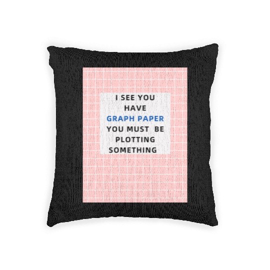 Funny Math Art For Men Women Mathematics Student Woven Pillows