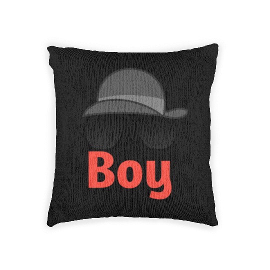 Boy logo Woven Pillows