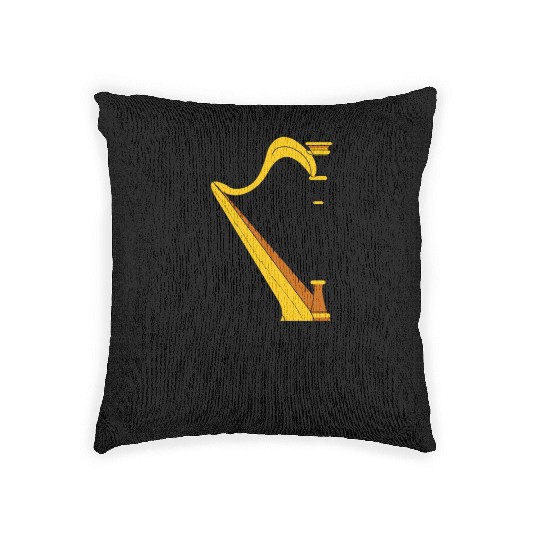 Harp: Echoes of the Heart Woven Pillows