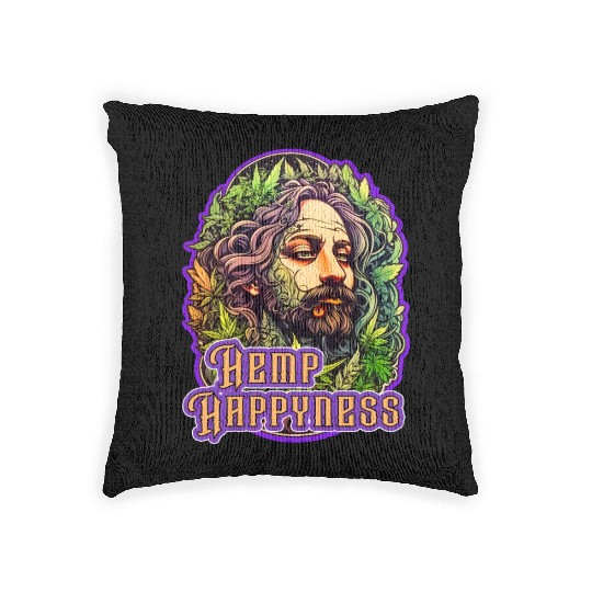 Hemp Happyness Woven Pillows
