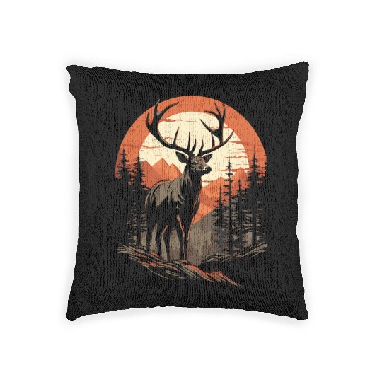 Camouflage Your Passion with a Deer Hunting Woven Pillows