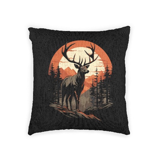 Camouflage Your Passion with a Deer Hunting Woven Pillows