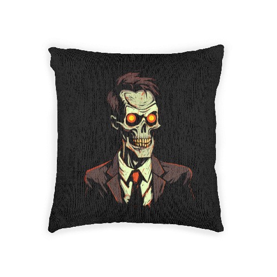 Creep Out Your Friends with a Halloween Zombie Woven Pillows